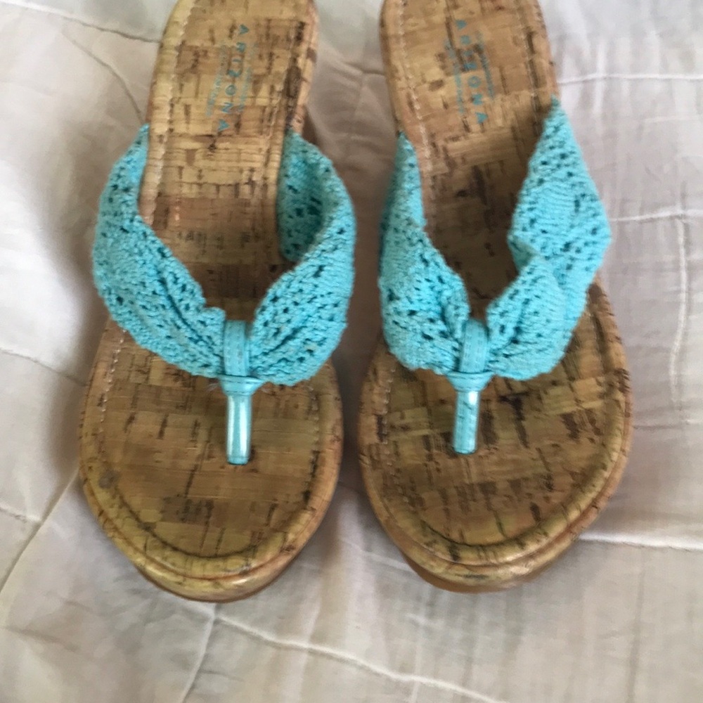 Arizona Jean Company Blue Sandals Casual Summer Footwear
